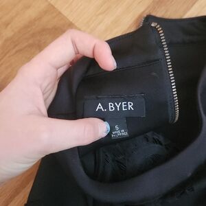 A. Byer Black Dress